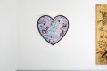 She Came To Break Hearts (lilac/black, turquoise splash), 2020 by Joseph Klibansky