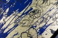 My Heart Is Yours (gold/black, ultramarine blue splash), 2020 by Joseph Klibansky
