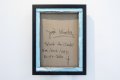 Behind the Clouds (gold/black, light blue splash), 2020 by Joseph Klibansky
