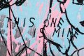 Behind the Clouds (silver/black, light blue and pastel pink splash) II, 2020 by Joseph Klibansky