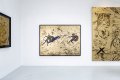 Can We Kiss Forever (gold/black, ultramarine splash), 2020 by Joseph Klibansky