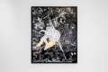 Forever Mine (black/white, gold, pink and white splash), 2020 by Joseph Klibansky