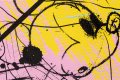 Can We Kiss Forever (yellow/black, pastel pink and blue splash), 2020 by Joseph Klibansky
