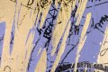 Forever Mine (gold/black, lilac splash), 2020 by Joseph Klibansky