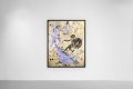 Into my Heart (gold/black, lilac splash), 2020 by Joseph Klibansky