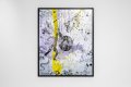 Forever Mine (silver/black, lilac and yellow splash), 2020 by Joseph Klibansky