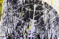 Forever Mine (silver/black, lilac and yellow splash), 2020 by Joseph Klibansky