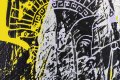 Forever Mine (silver/black, lilac and yellow splash), 2020 by Joseph Klibansky