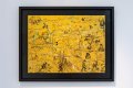 Beyond the Clouds (edition, gold/black, lilac and turquoise splash), 2020 by Joseph Klibansky