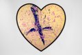 All of Me (gold/pink, ultramarine splash), 2021 by Joseph Klibansky