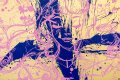 All of Me (gold/pink, ultramarine splash), 2021 by Joseph Klibansky