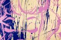 All of Me (gold/pink, ultramarine splash), 2021 by Joseph Klibansky