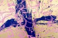 All of Me (gold/pink, ultramarine splash), 2021 by Joseph Klibansky