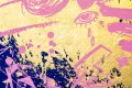 All of Me (ultramarine/pink, gold splash), 2021 by Joseph Klibansky