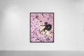 Into my Heart (pink/black, blue and gold splash), 2021 by Joseph Klibansky