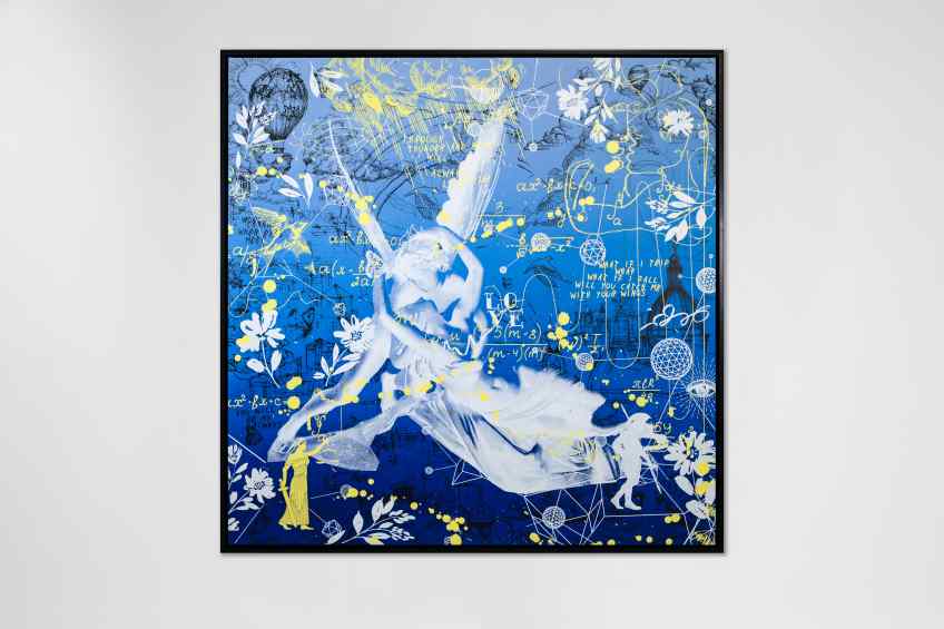 Cupid’s Kiss - Starry Night (blue), 2021 by Joseph Klibansky