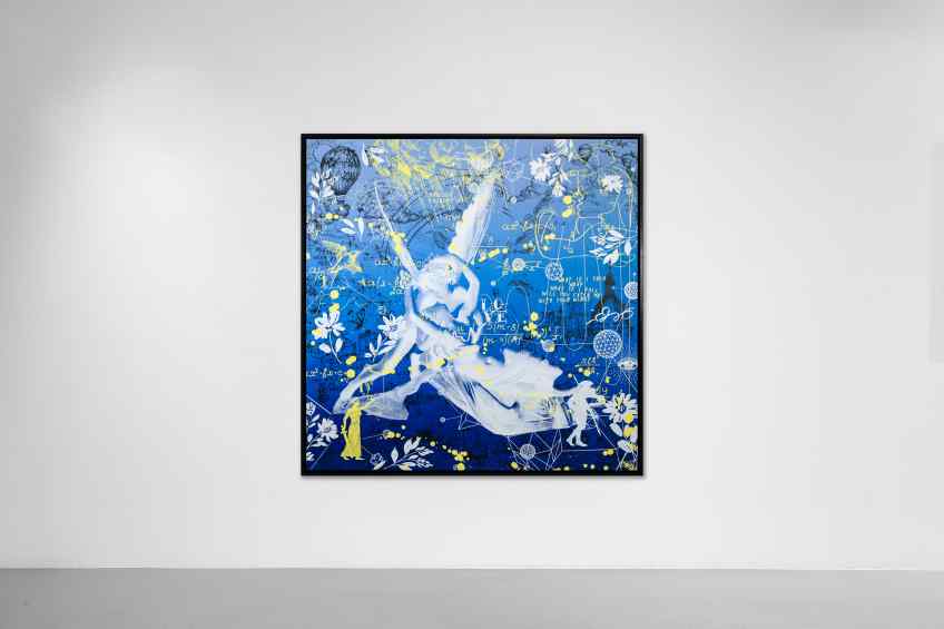 Cupid’s Kiss - Starry Night (blue), 2021 by Joseph Klibansky