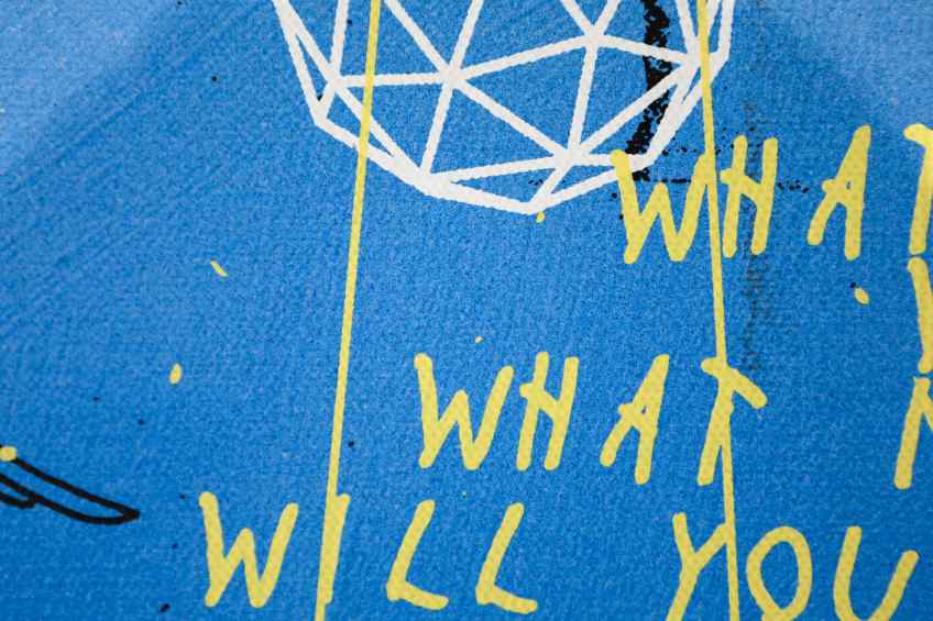Cupid’s Kiss - Starry Night (blue), 2021 by Joseph Klibansky