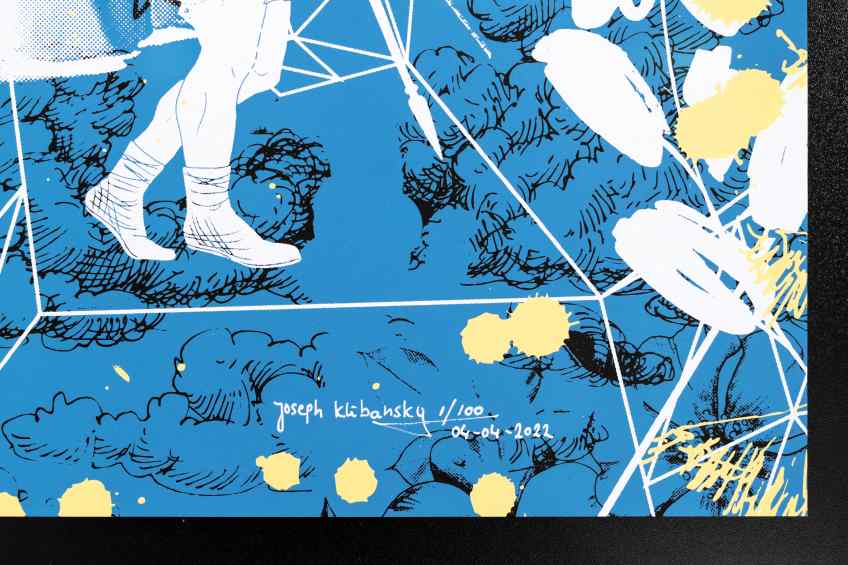 Cupid’s Kiss - Starry Night (blue, edition), 2022 by Joseph Klibansky