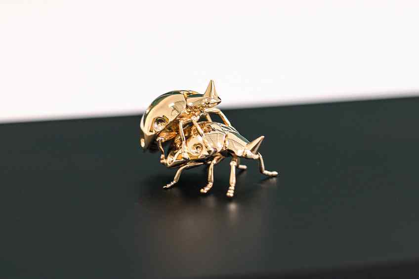 The Little Things (yellow gold), 2022 by Joseph Klibansky