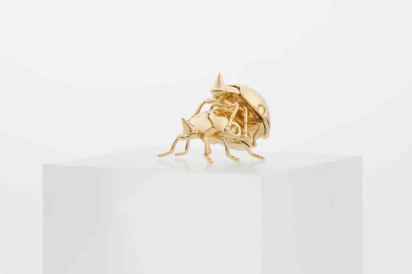 The Little Things (yellow gold), 2022 by Joseph Klibansky