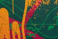 Brighter Then The Sun (green/orange), 2022 by Joseph Klibansky