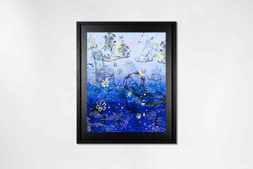 Sky Flowers (edition, blue), 2022 by Joseph Klibansky