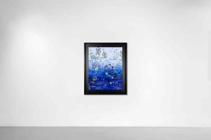 Sky Flowers (edition, blue), 2022 by Joseph Klibansky