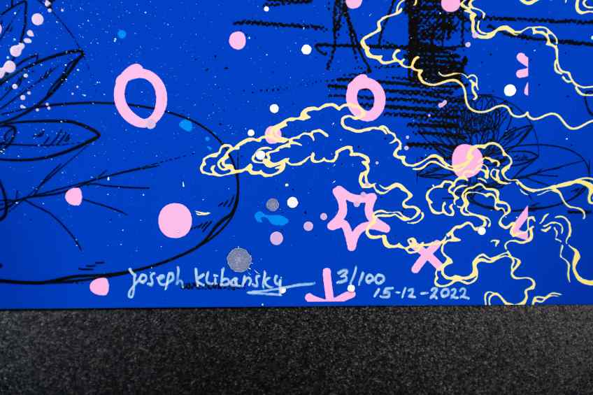 Sky Flowers (edition, blue), 2022 by Joseph Klibansky