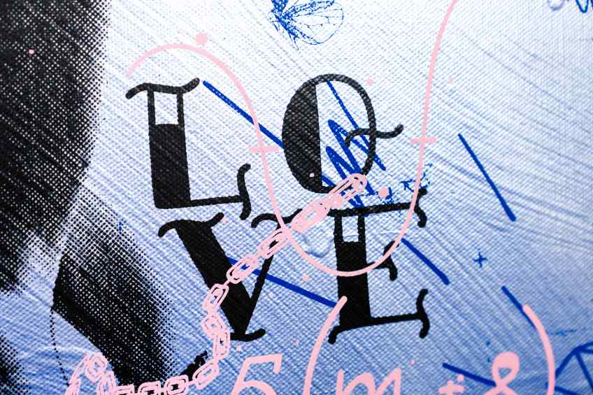 Cupid’s Kiss - Silver Lining (silver), 2021 by Joseph Klibansky
