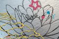 Sky Flowers (silver, blue), 2022 by Joseph Klibansky
