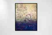 Sky Flowers (gold, blue), 2022 by Joseph Klibansky