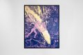 Forever Mine (ultramarine blue/pink, gold splash), 2022 by Joseph Klibansky