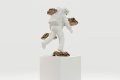 Beyond the Clouds - Sculpture (polished and painted bronze, white), 2021 by Joseph Klibansky