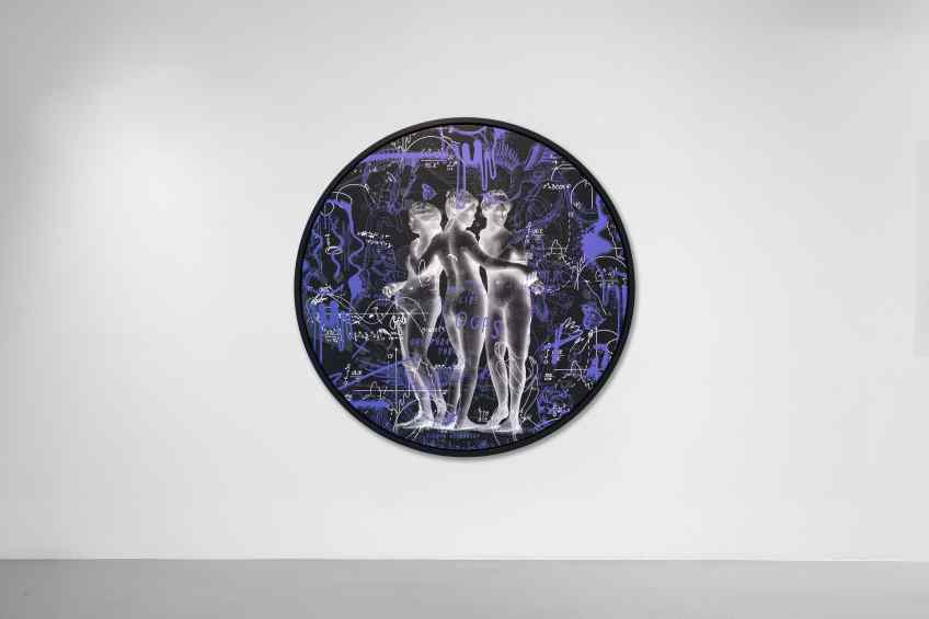Brighter Then The Sun (black/purple), 2022 by Joseph Klibansky
