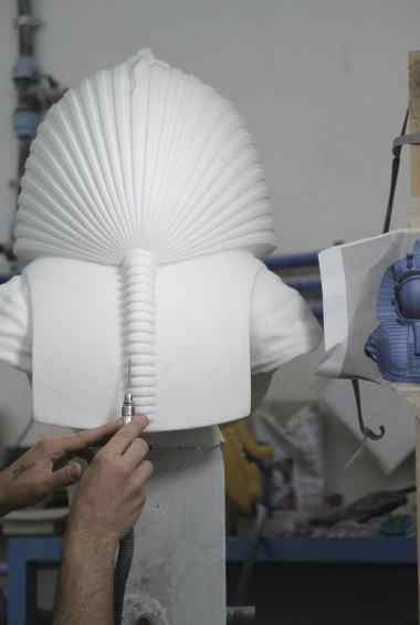 Valley of the Kings (white marble), 2023 by Joseph Klibansky