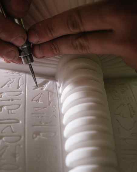 Valley of the Kings (white marble), 2023 by Joseph Klibansky
