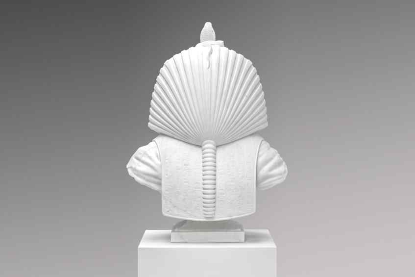 Valley of the Kings (white marble), 2023 by Joseph Klibansky