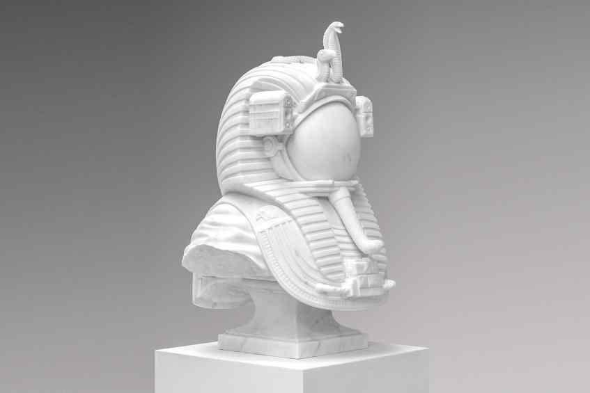 Valley of the Kings (white marble), 2023 by Joseph Klibansky