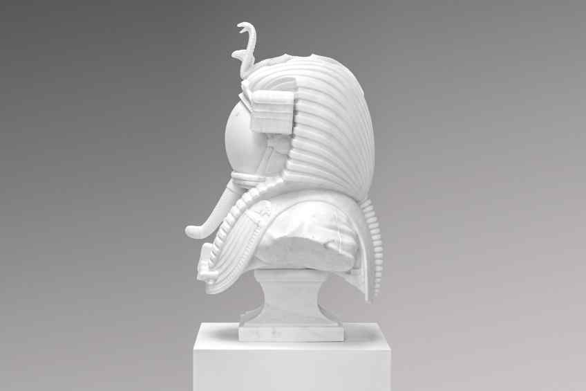 Valley of the Kings (white marble), 2023 by Joseph Klibansky