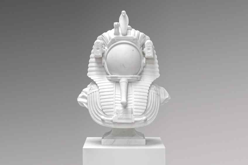 Valley of the Kings (white marble), 2023 by Joseph Klibansky