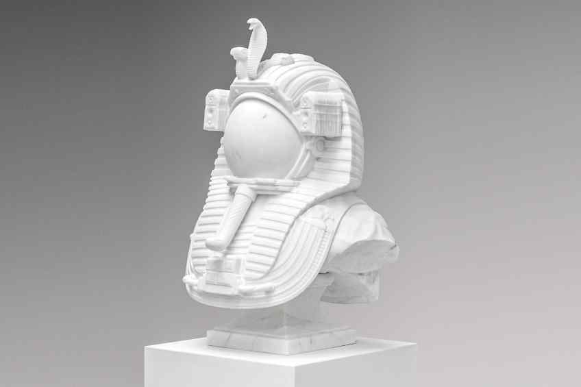 Valley of the Kings (white marble), 2023 by Joseph Klibansky