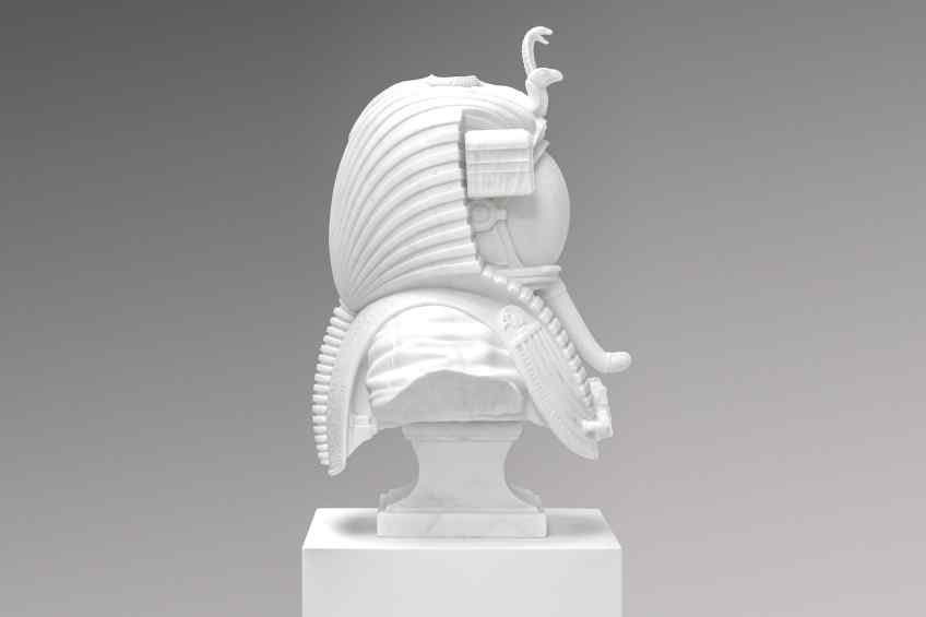 Valley of the Kings (white marble), 2023 by Joseph Klibansky