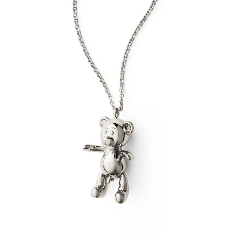 Bare Hug wearable sculpture necklace White Gold (40mm) - Shop | Joseph ...